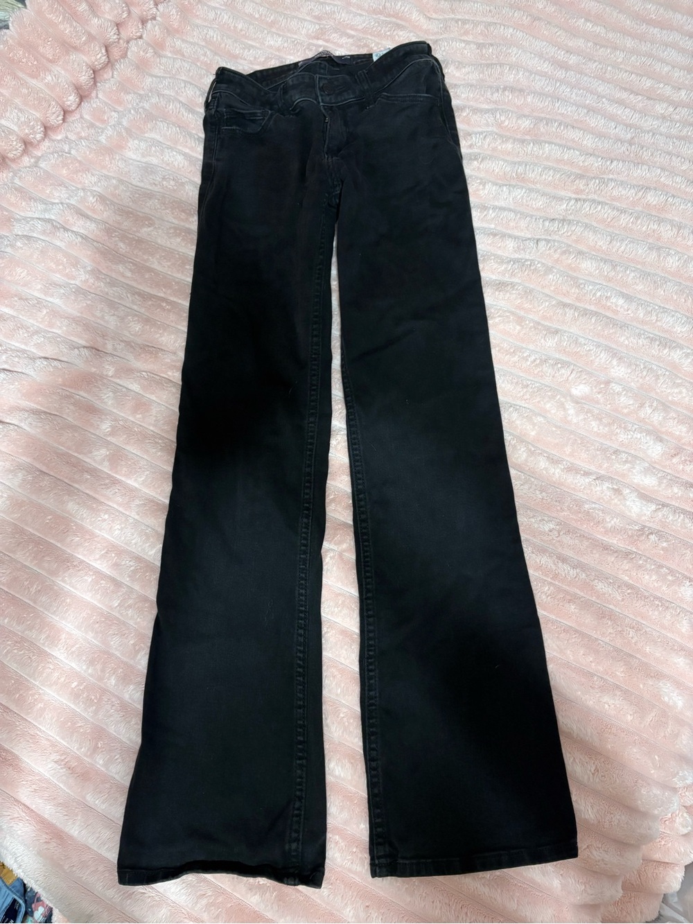 Hollister Black Low-Rise Boot Jeans